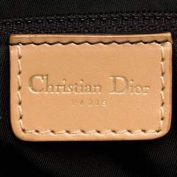 مملوكة مسبقًا Dior Brown Suede and Leather Wingtip Malice Shoulder Bag
