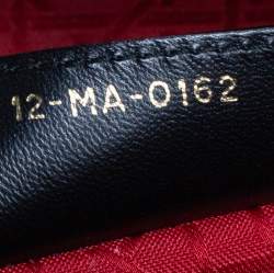 مملوكة مسبقًا Dior Black Cannage Leather Large Lady Dior Tote