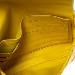 Pre Owned حقيبة كلاتش ديور سلسلة نيو لوك جلد لامعة كاناج سوداء