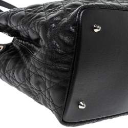 Pre Owned حقيبة يد ديور "باناريا" متوسطة كانفاس مقوى كاناج مرجاني