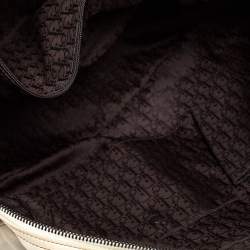 مملوكة مسبقًا Dior Pale Green Gaucho Leather Large Double Saddle Shoulder Bag