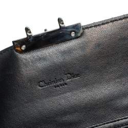 Pre Owned محفظة بسلسلة ديور "نيو لوك" جلد كاناج أرجواني