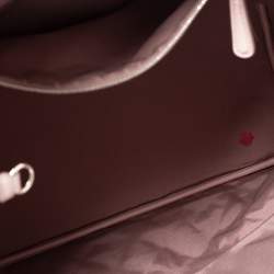 Pre Owned حقيبة يد ديور "باناريا" متوسطة كانفاس مقوى كاناج مرجاني