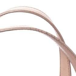 Pre Owned حقيبة يد ديور "باناريا" متوسطة كانفاس مقوى كاناج مرجاني