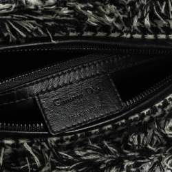 مملوكة مسبقًا حقيبة يد ديور ليدي ديور متوسطة جلد رمادية /زرقاء فاتحة