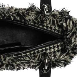 مملوكة مسبقًا حقيبة يد ديور ليدي ديور متوسطة جلد رمادية /زرقاء فاتحة