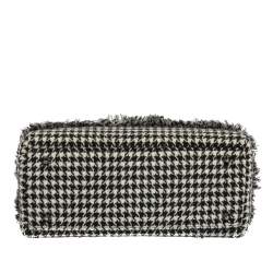 مملوكة مسبقًا حقيبة يد ديور ليدي ديور متوسطة جلد رمادية /زرقاء فاتحة