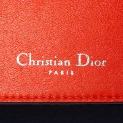 Pre Owned Dior Blue Leather Medium Be Dior Top Handle Bag