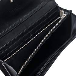 مملوكة مسبقًا Dior Blue Patent Leather Mania Rendez-Vous Wallet on Chain
