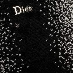 مملوكة مسبقًا Dior White/Black Sequins Chain Clutch