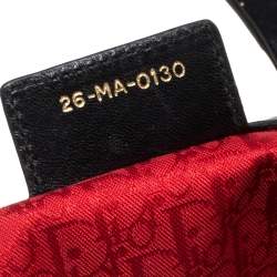 مملوكة مسبقًا Dior Black Leather Extra Large Lady Dior Tote