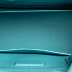 Pre Owned Dior Light Blue Leather Mini Diorever Bag