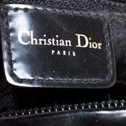 مملوكة مسبقًا Dior Multicolor Leopard Print Calfhair, Velvet and Patent Leather Gambler Dice Bag