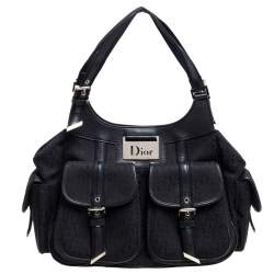 Black Oblique Embroidery Dior Book Tote - Leather Tote Bag for Women – Luxe  Tas