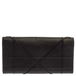 مملوكة مسبقًا محفظة ديور ديوراما جلد أسود بسلسلة