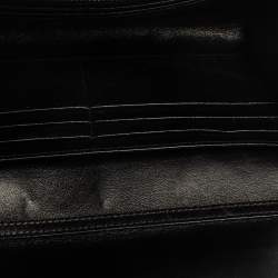 مملوكة مسبقًا محفظة ديور ديوراما جلد أسود بسلسلة