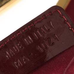 Pre Owned Dior Burgundy Satin Malice Shoulder Bag