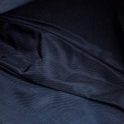 Pre Owned Dior Blue Oblique Canvas Saddle Clutch