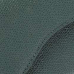 Pre Owned Dior Green Leather Saddle Trifold Wallet 