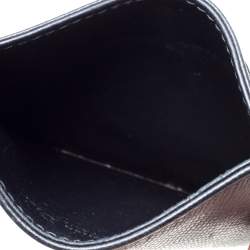 مملوكة مسبقًا Dior Black Leather Turn Me Dior Card Holder