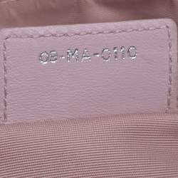 Pre Owned Dior Pink Cannage Quilted Leather Granville Tote 