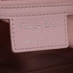 Pre Owned Dior Pink Cannage Quilted Leather Granville Tote 