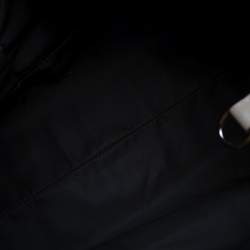 Pre Owned Dior Beige Oblique Nylon and Leather Lovely Tote