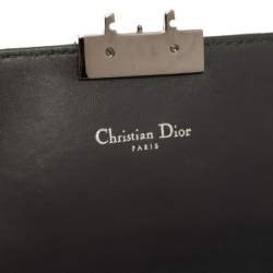 Pre Owned Dior Light Blue Cannage Shimmering Leather Miss Dior Promenade Pouch