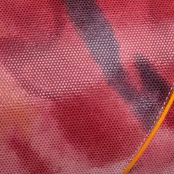 مملوكة مسبقًا Dior Red/Orange Printed Patent Leather Half Moon Shoulder Bag