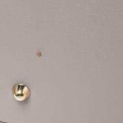 Pre Owned Dior Grey Cannage Coated Canvas Medium Panarea Tote