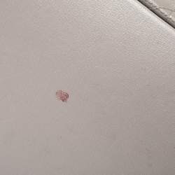 Pre Owned Dior Grey Cannage Coated Canvas Medium Panarea Tote