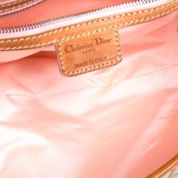 Pre Owned Dior Multicolor Monogram Coated Canvas and Leather Romantique Trotter Flap Bag