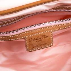 Pre Owned Dior Multicolor Monogram Coated Canvas and Leather Romantique Trotter Flap Bag