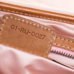 Pre Owned Dior Multicolor Monogram Coated Canvas and Leather Romantique Trotter Flap Bag