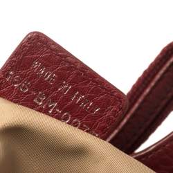 Pre Owned حقيبة كتف ديور جيب متعدد كانفاس ديورسيمو حمراء / بيج