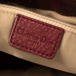 Pre Owned حقيبة كتف ديور جيب متعدد كانفاس ديورسيمو حمراء / بيج