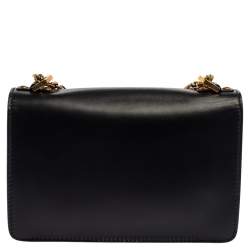 Pre Owned Dior Black Leather J’adior Flap Shoulder Bag