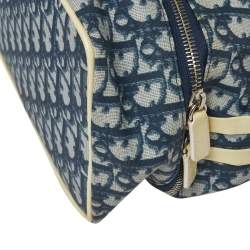 Dior Blue/Cream Oblique Canvas No.2 Trotter Sling Bag