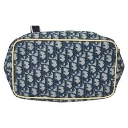 Dior Blue/Cream Oblique Canvas No.2 Trotter Sling Bag