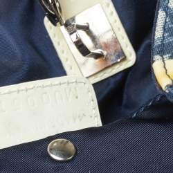 Dior Blue/Cream Oblique Canvas No.2 Trotter Sling Bag