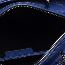 Pre Owned حقيبة يد ديور ليدي ديور متوسطة جلد كاناج أزرق