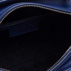 Pre Owned حقيبة يد ديور ليدي ديور متوسطة جلد كاناج أزرق