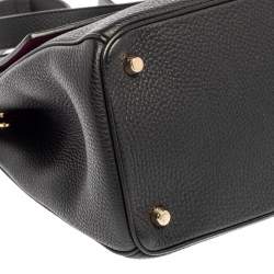 Pre Owned Dior Black Leather Medium Be Dior Flap Bag