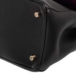 Pre Owned Dior Black Leather Small Be Dior Flap Top Handle Bag