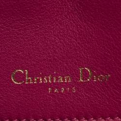 Pre Owned Dior Black Leather Small Be Dior Flap Top Handle Bag