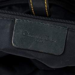 مملوكة مسبقًا Dior Blue Oblique Denim and Leather Saddle Bag