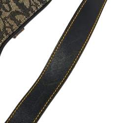 مملوكة مسبقًا Dior Blue Oblique Denim and Leather Saddle Bag