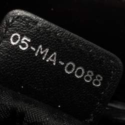 Pre Owned Dior Black Patent Leather Medium Lady Dior Tote