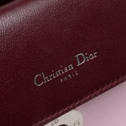 Dior Tri Color Leather Small Be Dior Flap Top Handle Bag