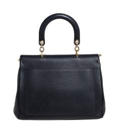 مملوكة مسبقًا Dior Black Leather Medium Be Dior Flap Bag